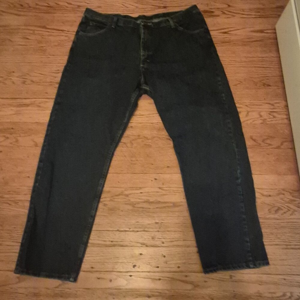 Wrangler’s Men’s Dark  Blue Denim Jeans 42 x 32 5 pocket  western, cowboy